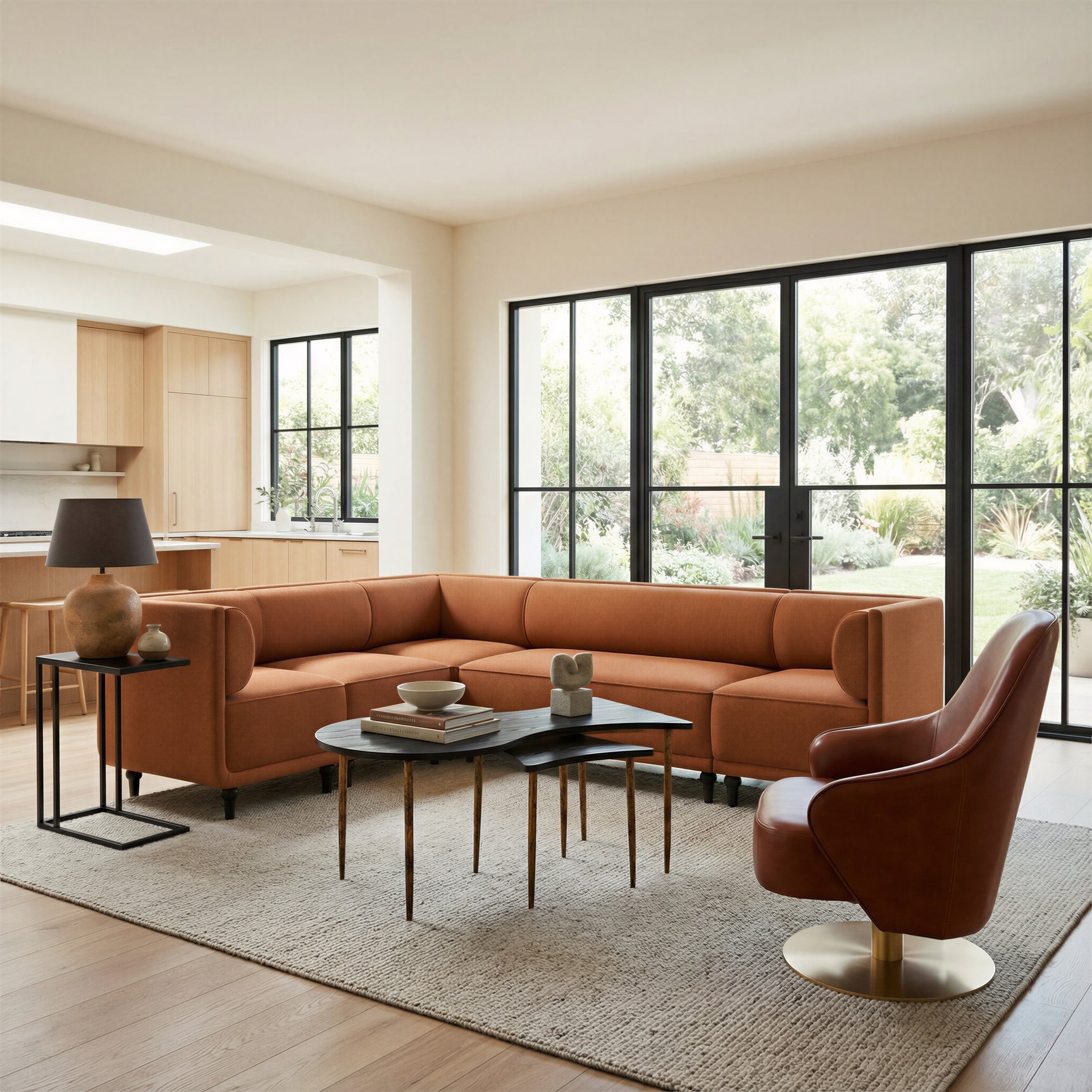 Malben Brown Loveseat