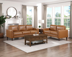 Malcolm Brown Loveseat - Ornate Home
