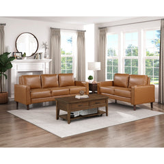 Malcolm Brown Loveseat - Ornate Home