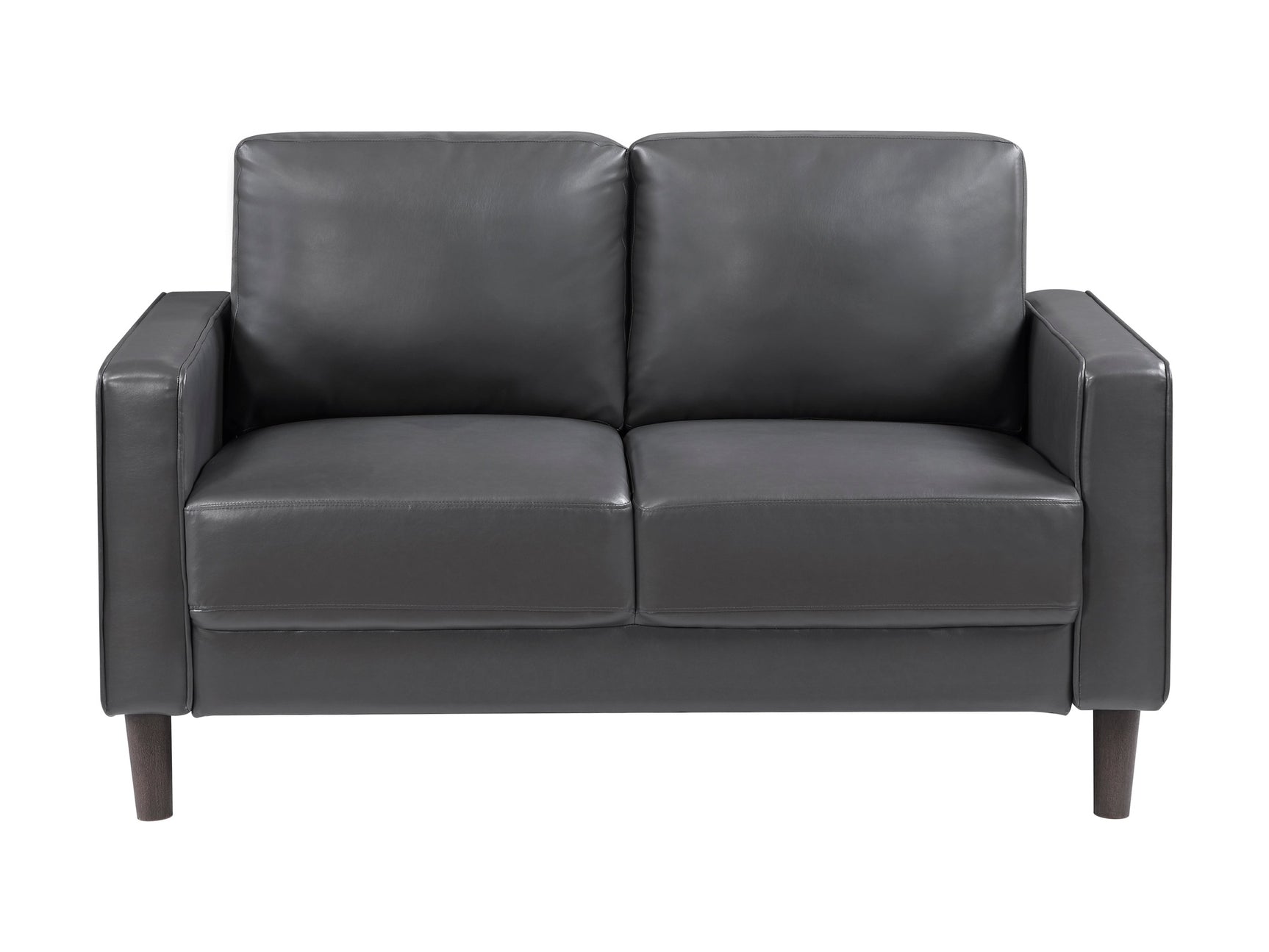 Malcolm Dark Gray Loveseat - Ornate Home