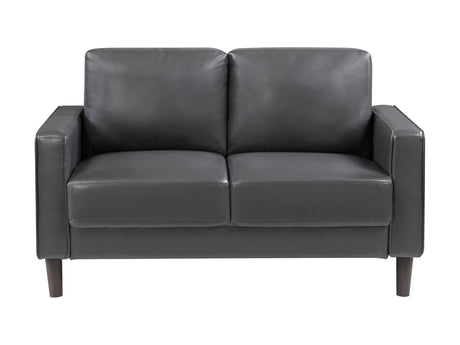 Malcolm Dark Gray Loveseat - Ornate Home