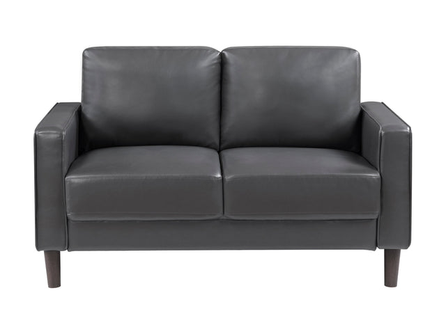 Malcolm Dark Gray Loveseat - Ornate Home
