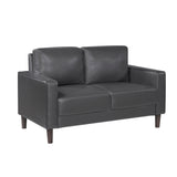 Malcolm Dark Gray Loveseat - Ornate Home