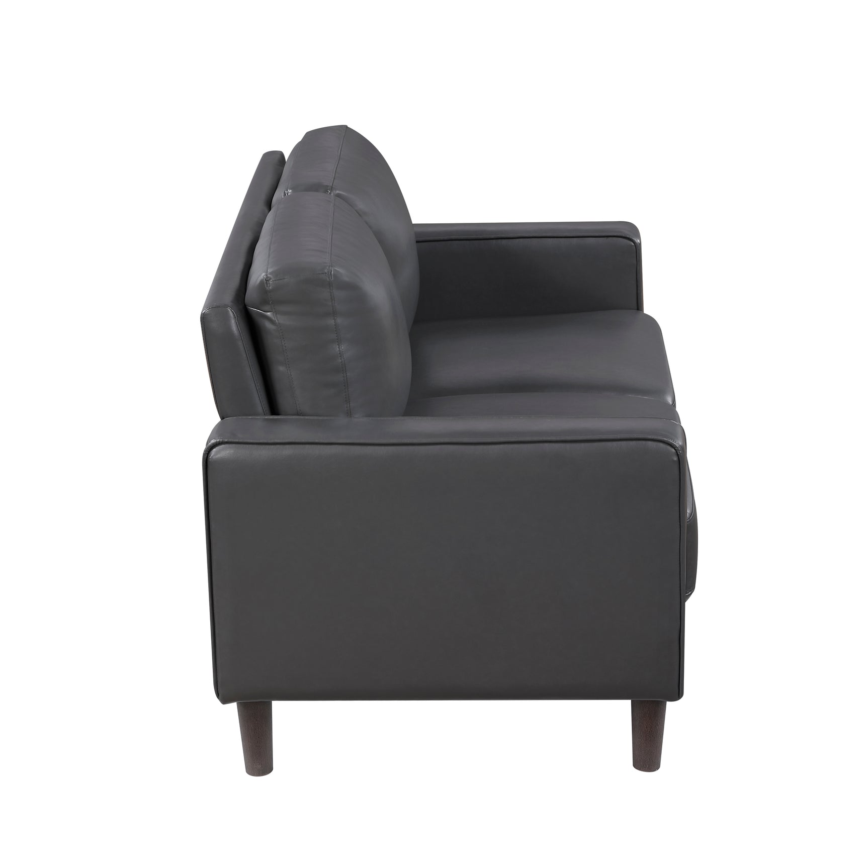 Malcolm Dark Gray Loveseat - Ornate Home