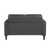 Malcolm Dark Gray Loveseat - Ornate Home
