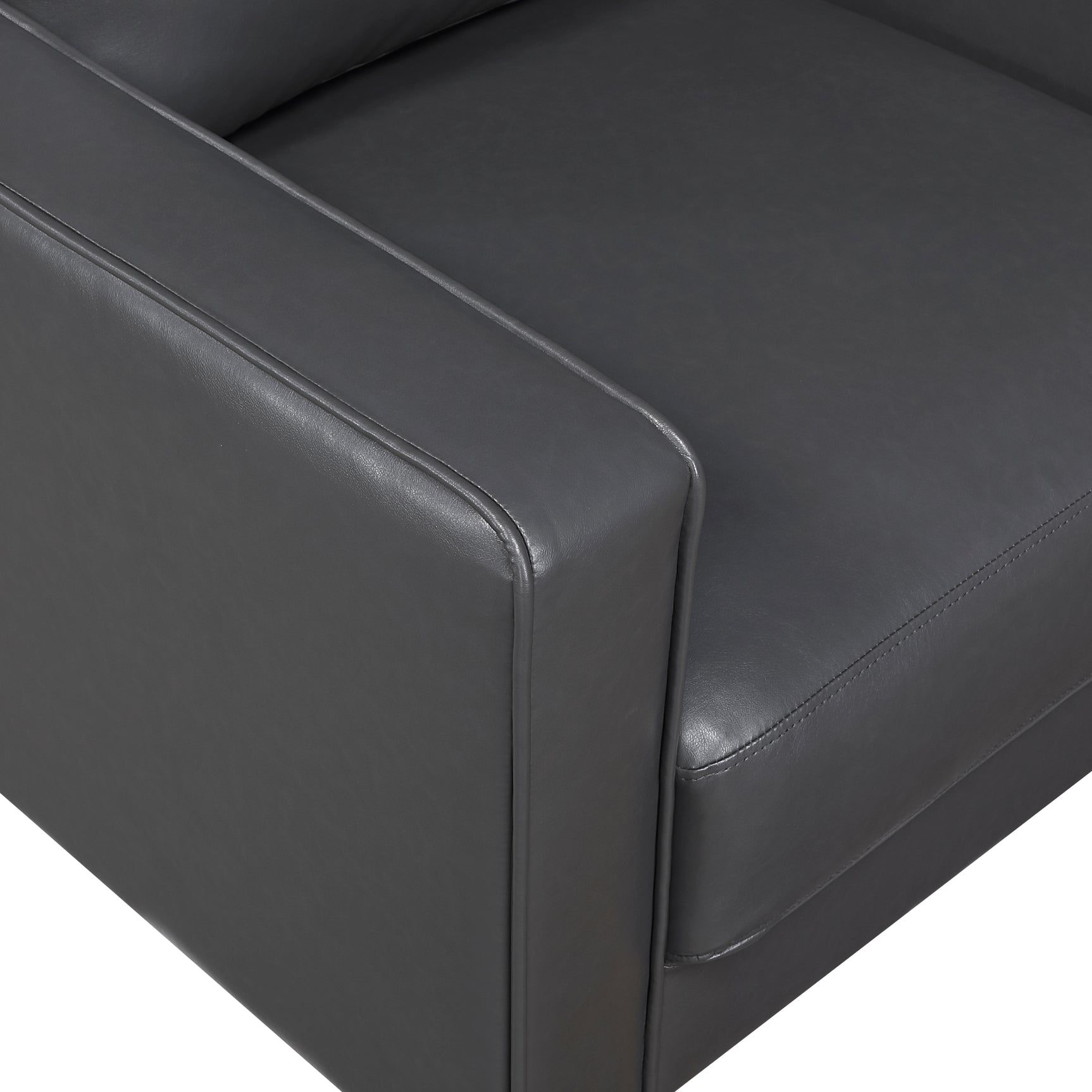 Malcolm Dark Gray Loveseat - Ornate Home