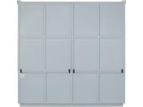 Maldives Blue Four Door Bookcase - Ornate Home