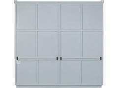 Maldives Blue Four Door Bookcase - Ornate Home