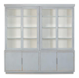 Maldives Blue Four Door Bookcase - Ornate Home