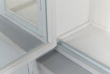 Maldives Blue Four Door Bookcase - Ornate Home