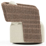 Maldives Hazelnut Outdoor Swivel Chair - Ornate Home