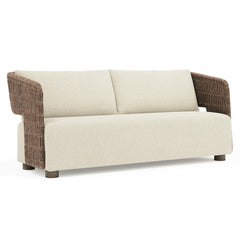 Maldives Weathered Teak Outdoor Sofa - Ornate Home