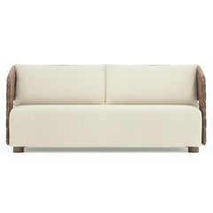 Maldives Weathered Teak Outdoor Sofa - Ornate Home
