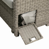 Malia Gray 6 Piece Patio Dining Set - Ornate Home