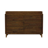 Malia Walnut Dresser and Topper - Ornate Home