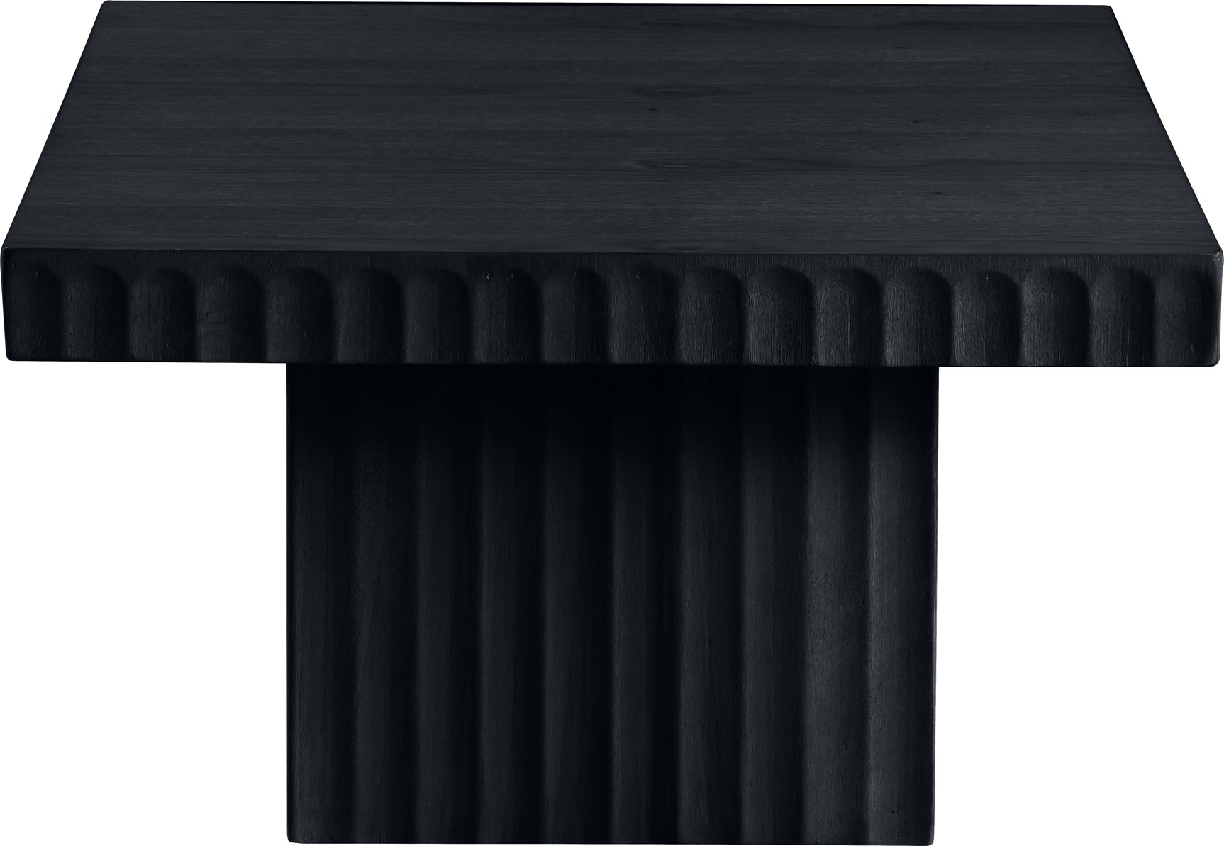 Malibu Black Wood And Oak Veneer Coffee Table - Ornate Home