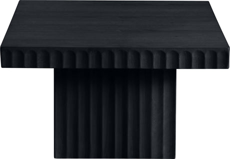 Malibu Black Wood And Oak Veneer Coffee Table - Ornate Home