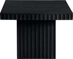 Malibu Black Wood And Oak Veneer Coffee Table - Ornate Home