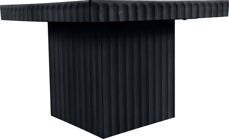 Malibu Black Wood And Oak Veneer Coffee Table - Ornate Home