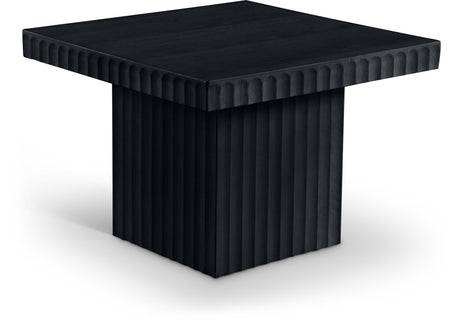 Malibu Black Wood And Oak Veneer Coffee Table - Ornate Home