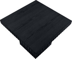 Malibu Black Wood And Oak Veneer Coffee Table - Ornate Home