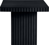 Malibu Black Wood And Oak Veneer Coffee Table - Ornate Home