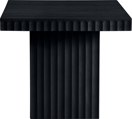 Malibu Black Wood And Oak Veneer Coffee Table - Ornate Home