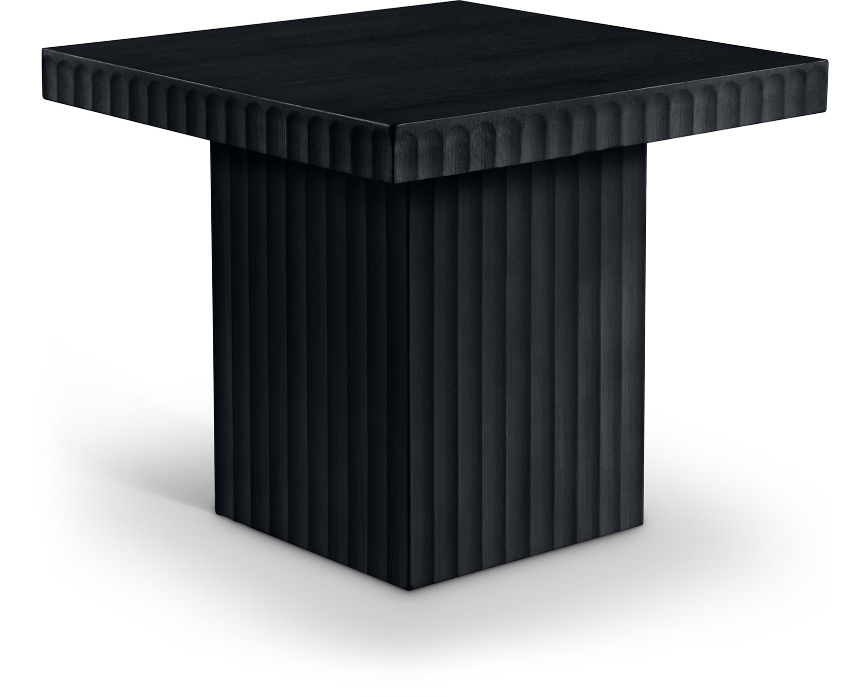 Malibu Black Wood And Oak Veneer Coffee Table - Ornate Home