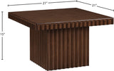 Malibu Brown Wood And Oak Veneer Coffee Table - Ornate Home