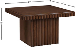 Malibu Brown Wood And Oak Veneer Coffee Table - Ornate Home