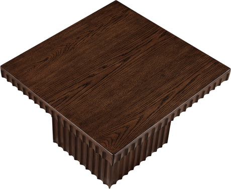 Malibu Brown Wood And Oak Veneer Coffee Table - Ornate Home