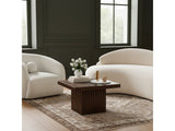 Malibu Brown Wood And Oak Veneer Coffee Table - Ornate Home