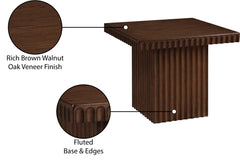Malibu Brown Wood And Oak Veneer Coffee Table - Ornate Home