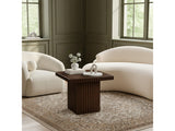 Malibu Brown Wood And Oak Veneer Coffee Table - Ornate Home