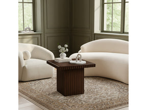 Malibu Brown Wood And Oak Veneer Coffee Table - Ornate Home
