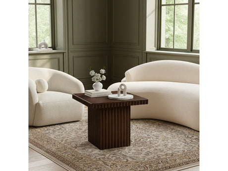 Malibu Brown Wood And Oak Veneer Coffee Table - Ornate Home