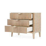 Malibu Crest Blush 3-Drawer Nightstand - Ornate Home