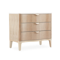 Malibu Crest Blush 3-Drawer Nightstand - Ornate Home