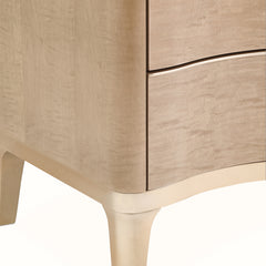 Malibu Crest Blush 3-Drawer Nightstand - Ornate Home