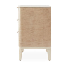 Malibu Crest Blush 3-Drawer Nightstand - Ornate Home