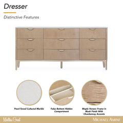 Malibu Crest Blush Dresser - Ornate Home