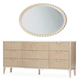 Malibu Crest Blush Dresser with Mirror - Ornate Home