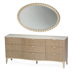 Malibu Crest Blush Dresser with Mirror - Ornate Home