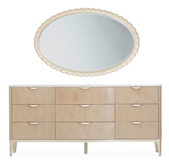 Malibu Crest Blush Dresser with Mirror - Ornate Home