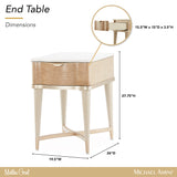 Malibu Crest Blush End Table - Ornate Home