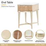 Malibu Crest Blush End Table - Ornate Home
