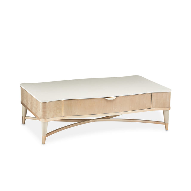 Malibu Crest Blush Rectangular Cocktail Table - Ornate Home