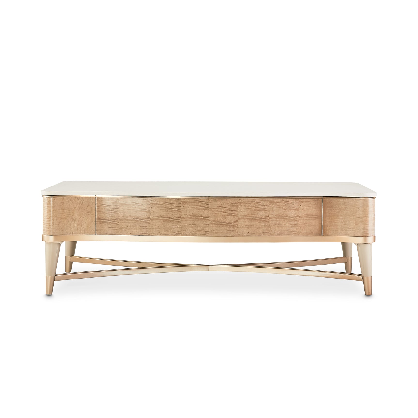 Malibu Crest Blush Rectangular Cocktail Table - Ornate Home