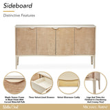 Malibu Crest Blush Sideboard - Ornate Home