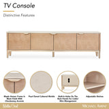 Malibu Crest Blush TV Console - Ornate Home